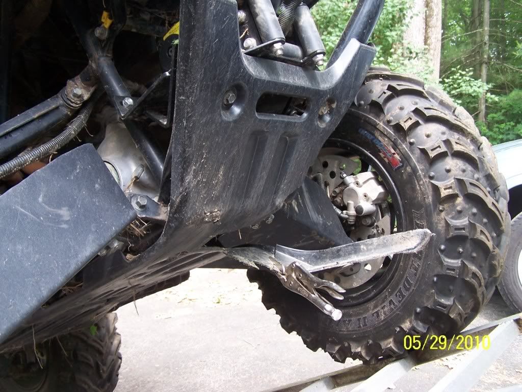 Ricochet Skid Plate Install for the Grizzly 660 Yamaha Grizzly ATV Forum